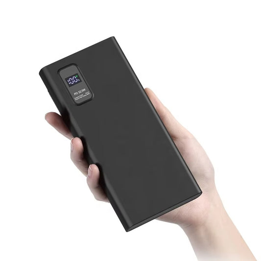 10000mAh power bank with Power Delivery (PD) fast charging capabilities, a digital display, and full capacity backup.
